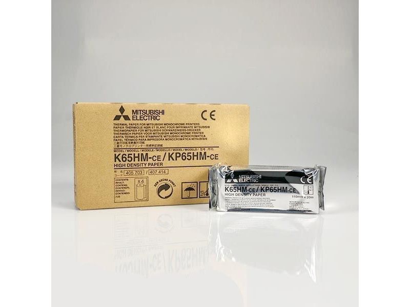 Mitsubishi K65HM-CE / KP65HM-CE High Density Thermal Paper – Ampronix
