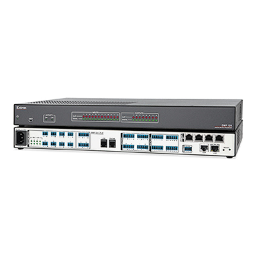 Extron DMP 128 C P AT 12x8 ProDSP AEC Phone Dante DSP 60-1179-10