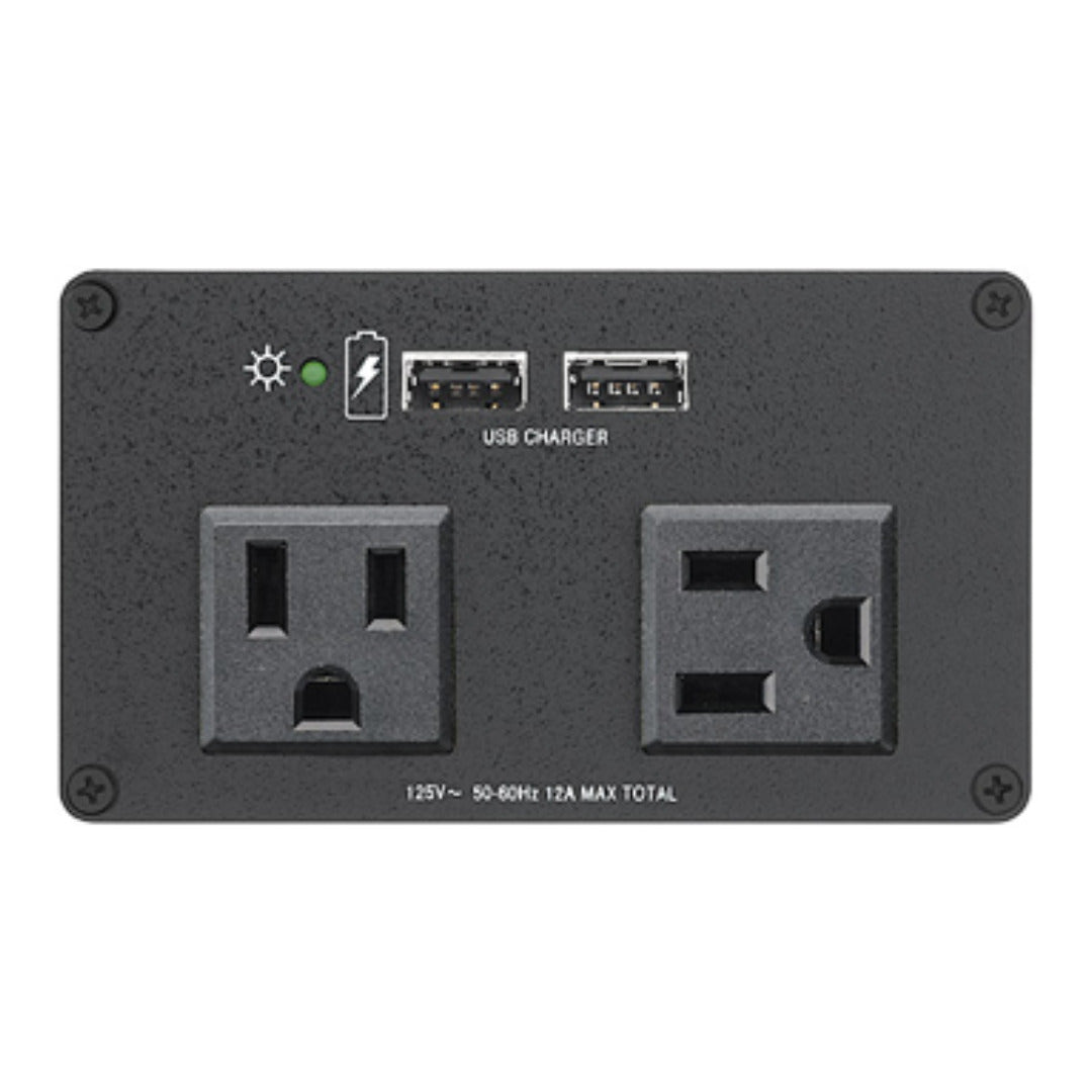 Extron AC+USB 222 US 2 AC + 2 USB Cable Cubby Module 60-1384-01
