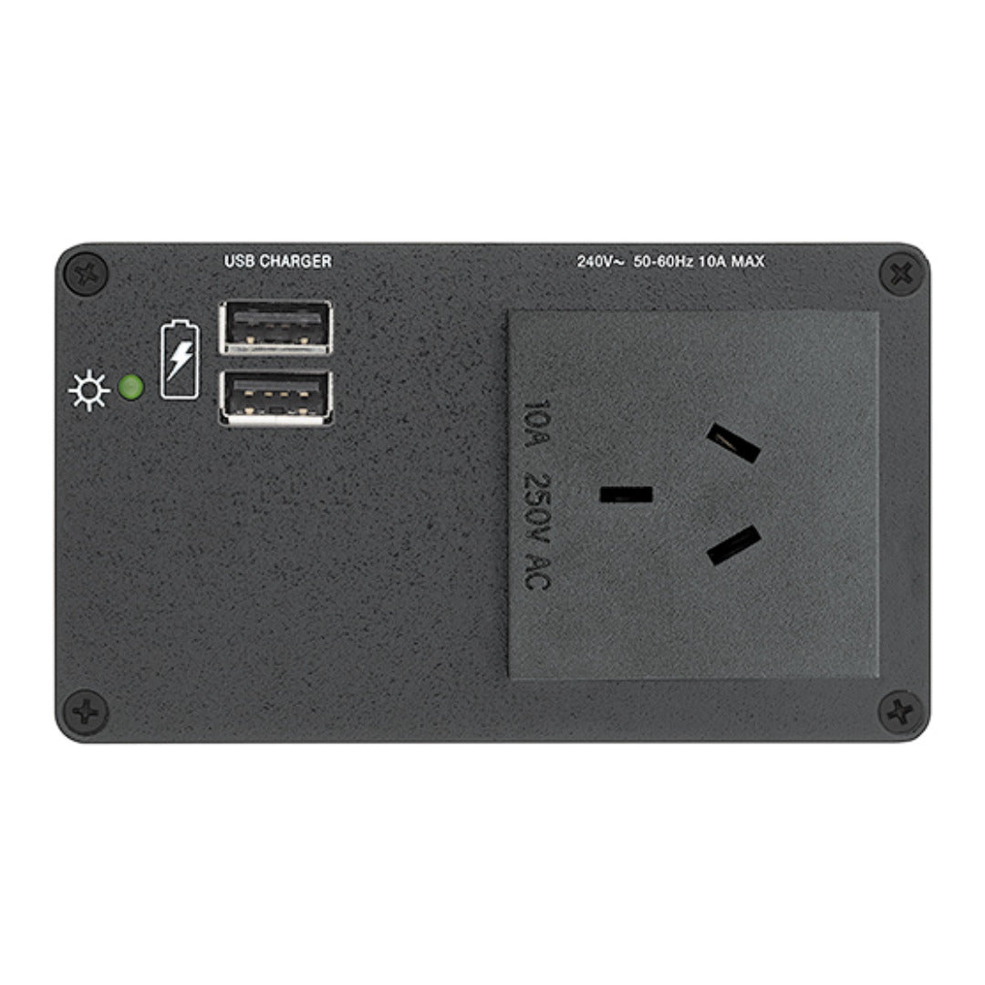 Extron AC+USB 212 AUS 1 AC + 2 USB Cable Cubby Module 60-1384-04