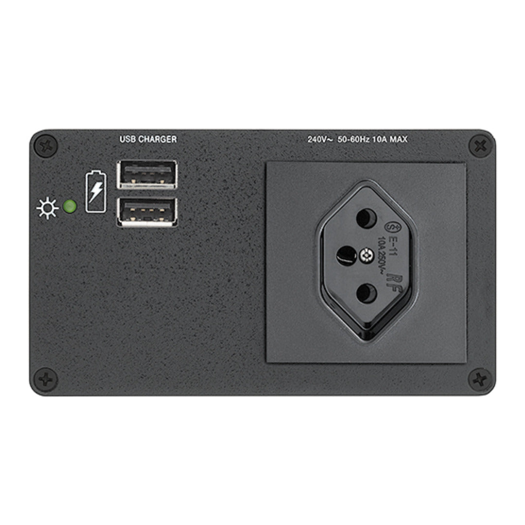 Extron AC+USB 212 SW 1 AC + 2 USB Cable Cubby Module 60-1384-05