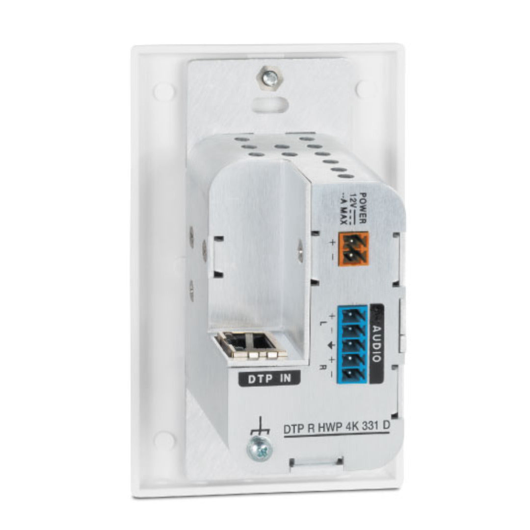 Extron DTP R HWP 4K 331 D HDMI Decorator Receiver White 60-1531-53