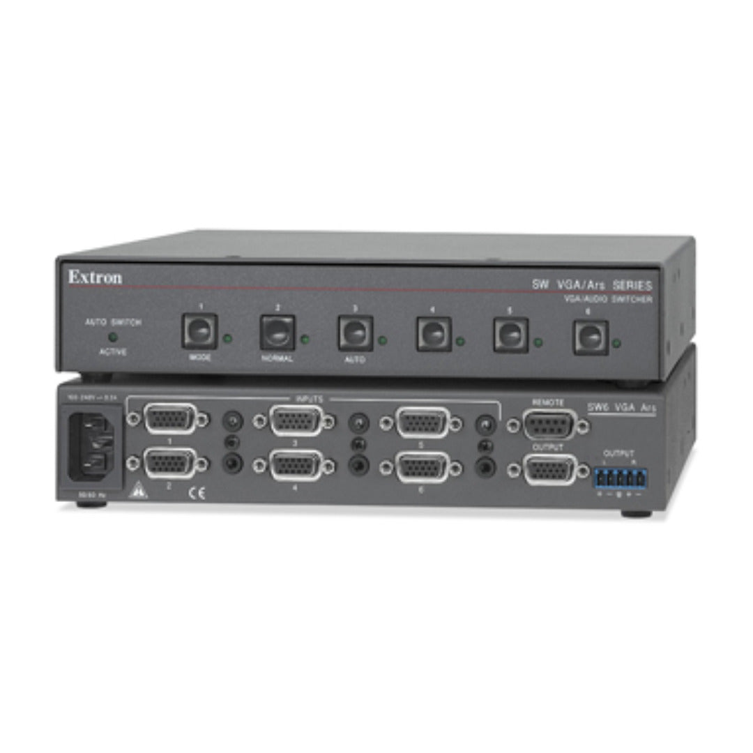 Extron SW6 VGA Ars 6x1 VGA & Stereo Audio Switcher 60-259-22