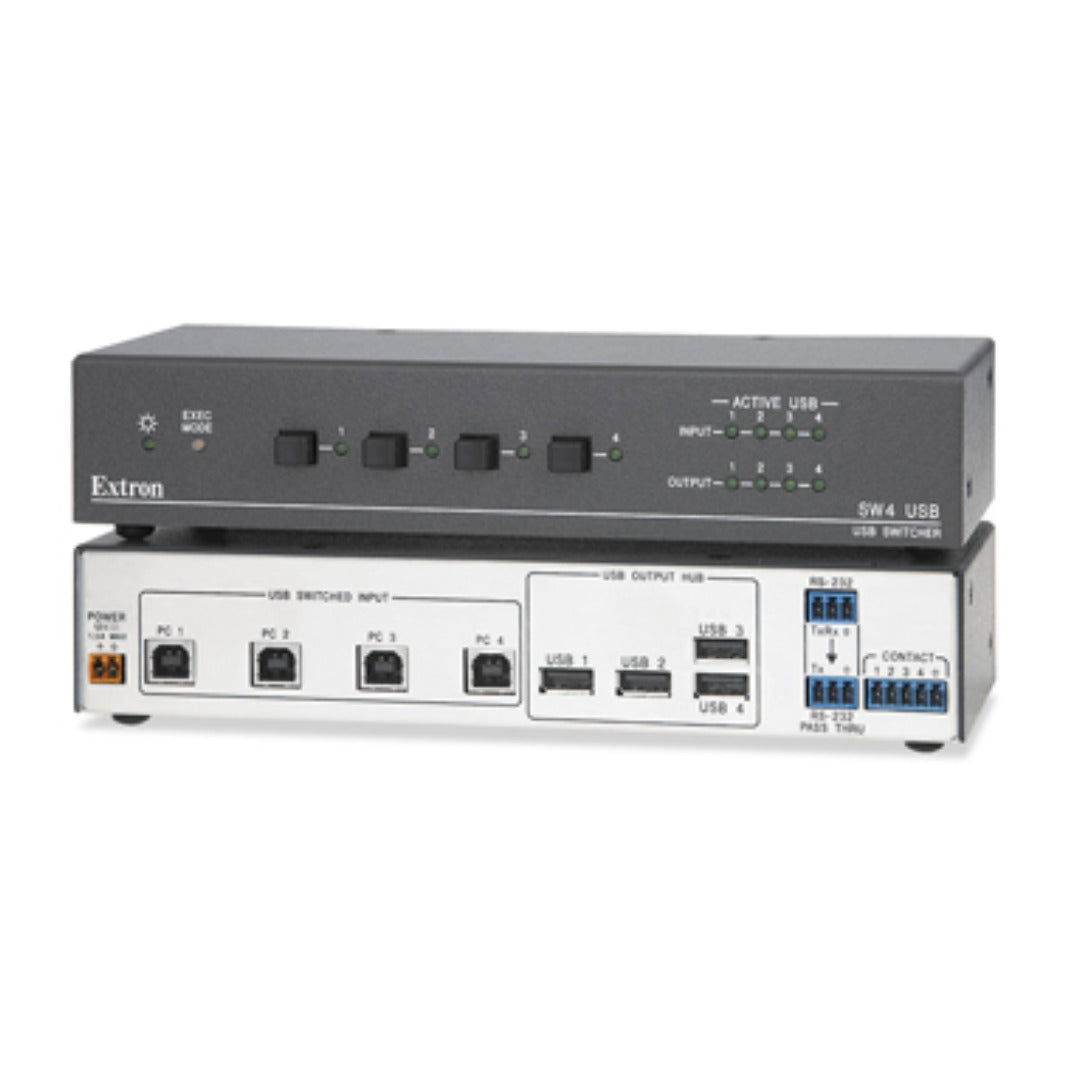 Extron SW4 USB 4-Input USB 2.0 Peripheral Switcher 60-953-02