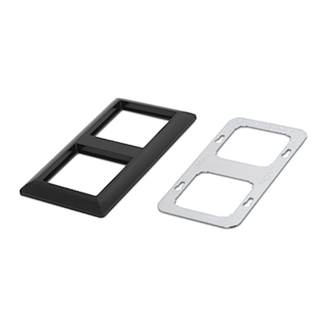 Extron Flex55 102 Two-Gang Flex55 Mounting Kit, Black 70-1155-22