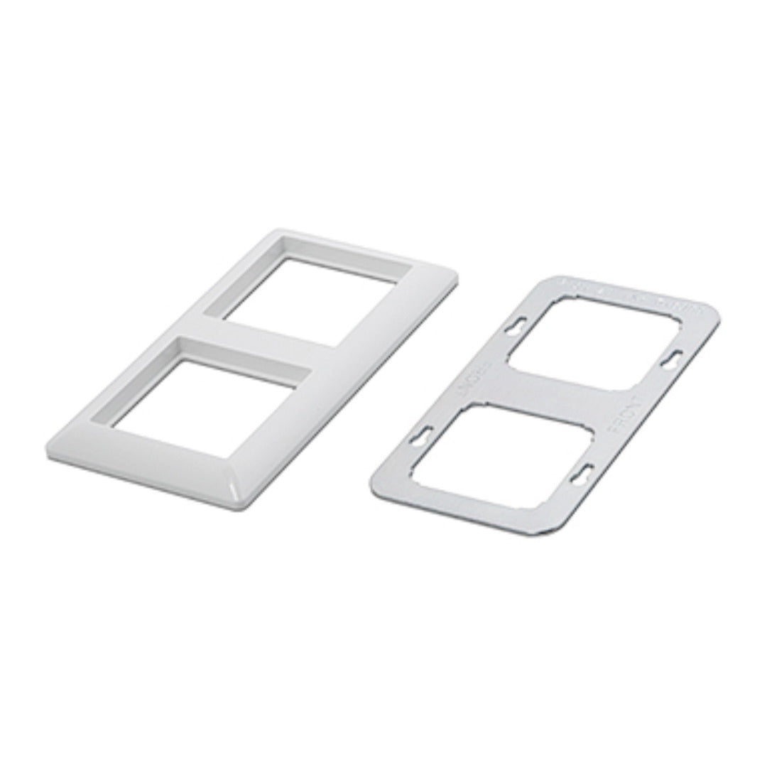 Extron Flex55 102 Two-Gang Flex55 Mounting Kit, White 70-1155-23