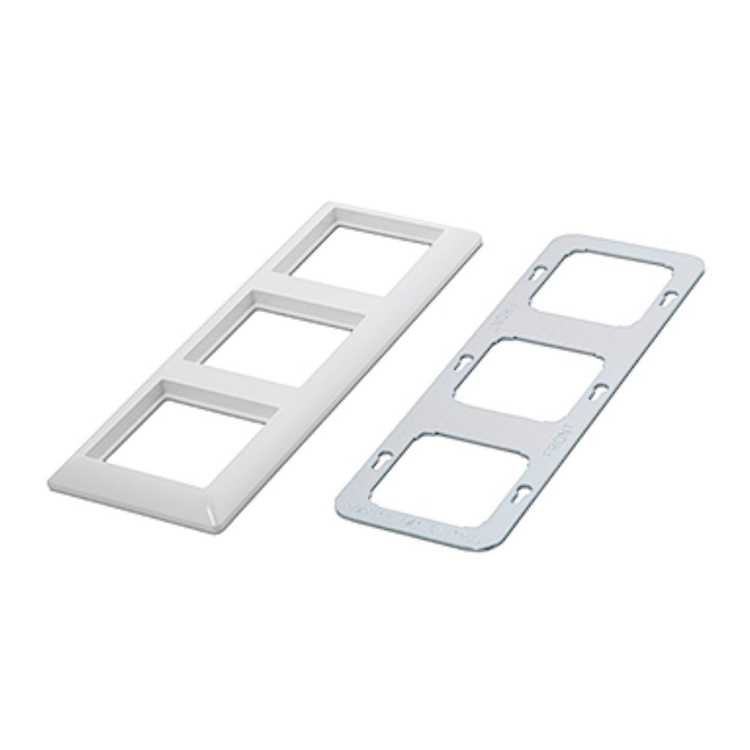 Extron Flex55 103 Three-Gang Flex55 Mounting Kit, White 70-1155-33