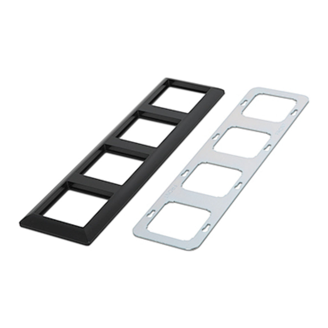 Extron Flex55 104 Four-Gang Flex55 Mounting Kit, Black 70-1155-42