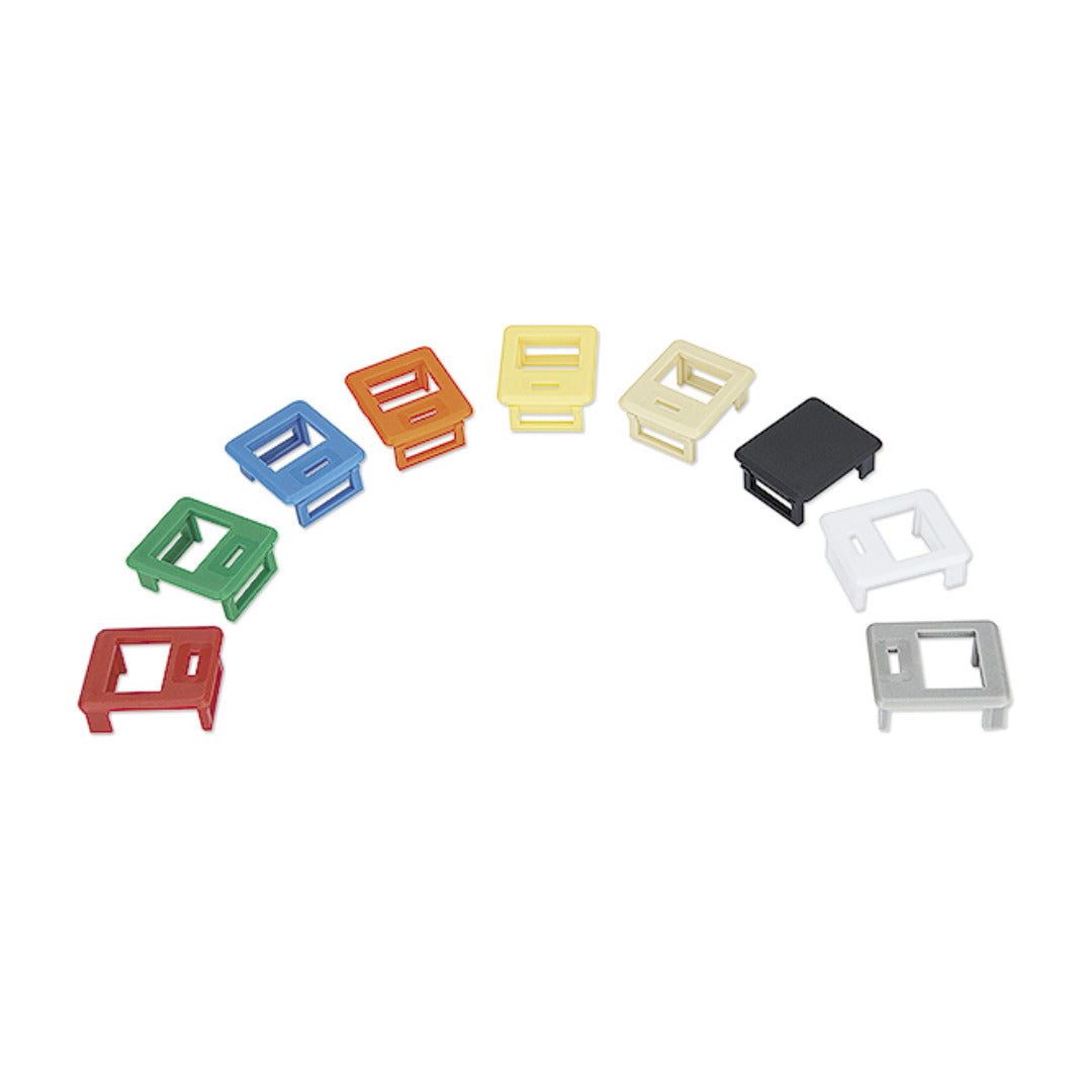 Extron RJ-11 / RJ-45 Bezel Kit 9 Color Bezels 70-201-01
