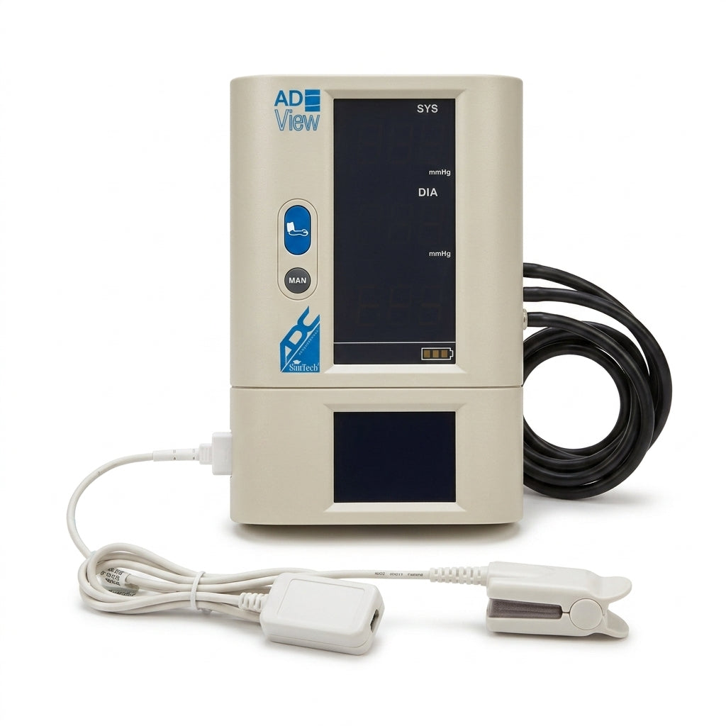 ADC AdView 247B Patient Monitor with Blood Pressure and SpO2