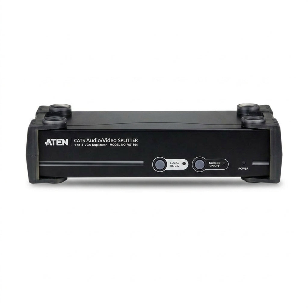 Aten VS1504T 4-Port Cat 5 Audio/Video Splitter