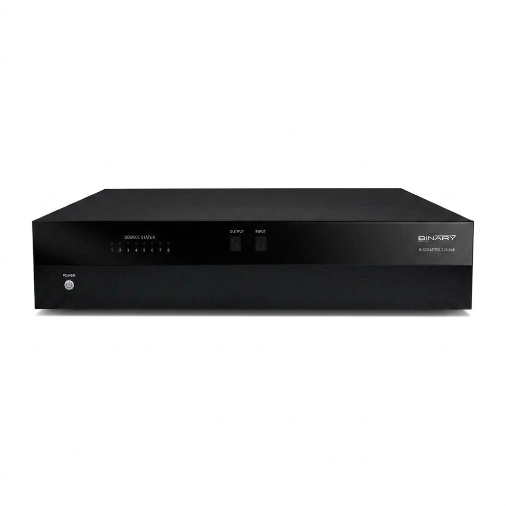 Binary B-500-MTRX-8x8 500 Series 8x8 HDBaseT Matrix Switcher