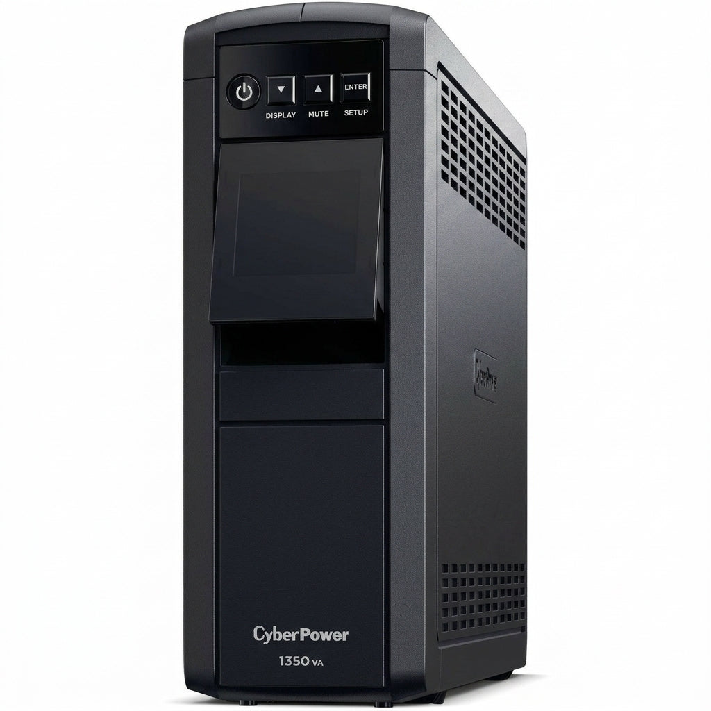 CyberPower CP1350PFCLCD 1350VA PFC Pure Sine Wave UPS Battery Backup