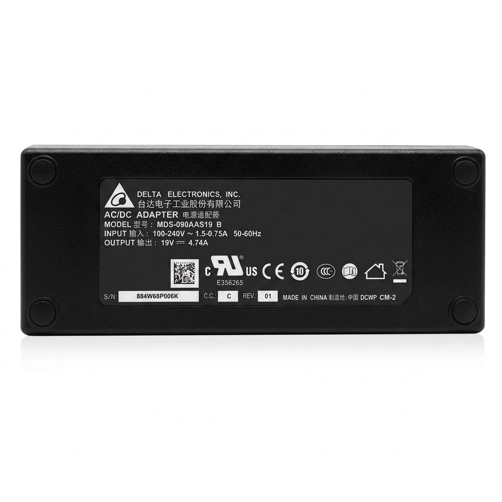 Delta Electronics MDS-090AAS19 B 90W Medical Desktop Power Adapter
