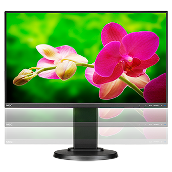 NEC E241N-BK 24" FHD Narrow Bezel Desktop LCD Monitor