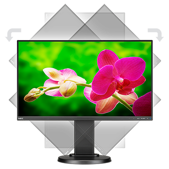 NEC E241N-BK 24" FHD Narrow Bezel Desktop LCD Monitor