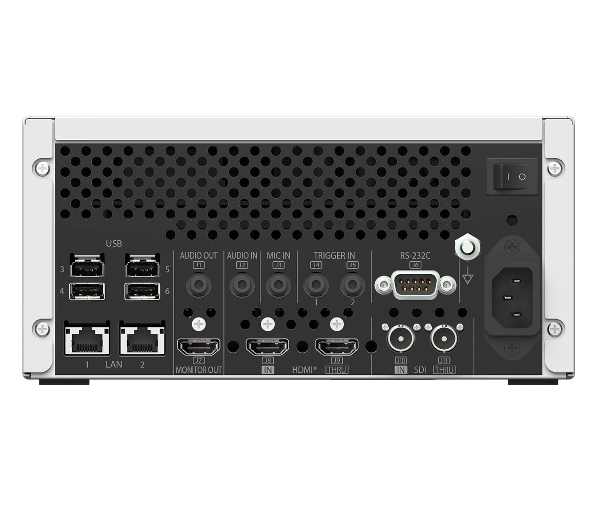 Eizo CuratOR MIR-1 4K/60p medical image recorder rear panel connectors