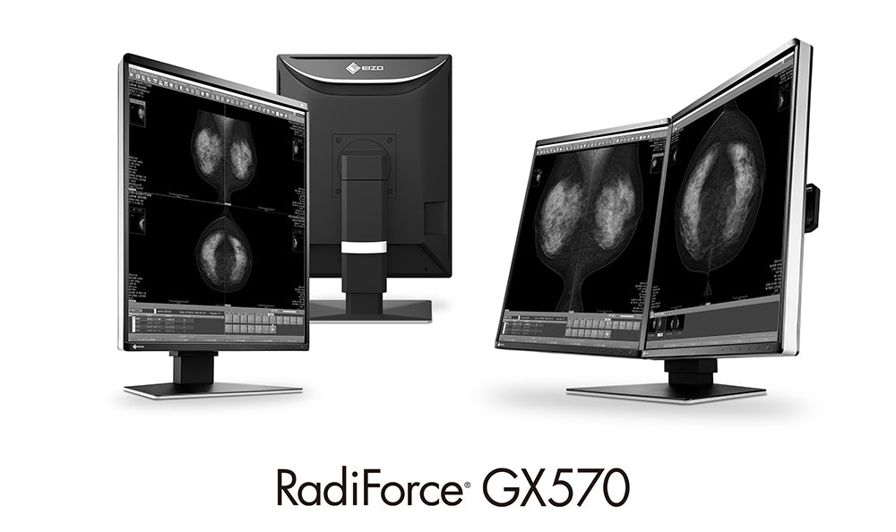 Eizo RadiForce GX570-ARBK 21.3 inch 5MP monochrome anti-reflection mammography display monitor front view