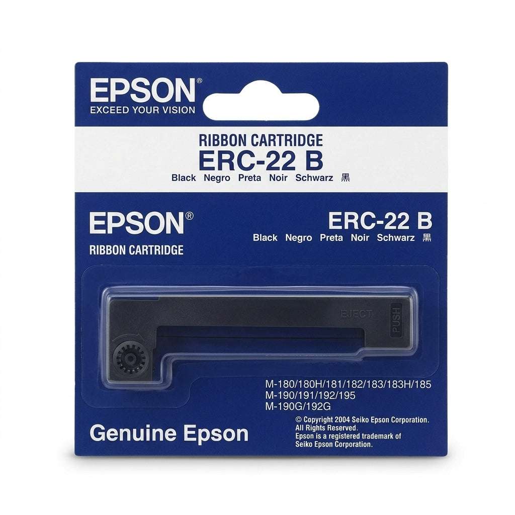 Epson ERC-22B Black Ribbon Cartridge