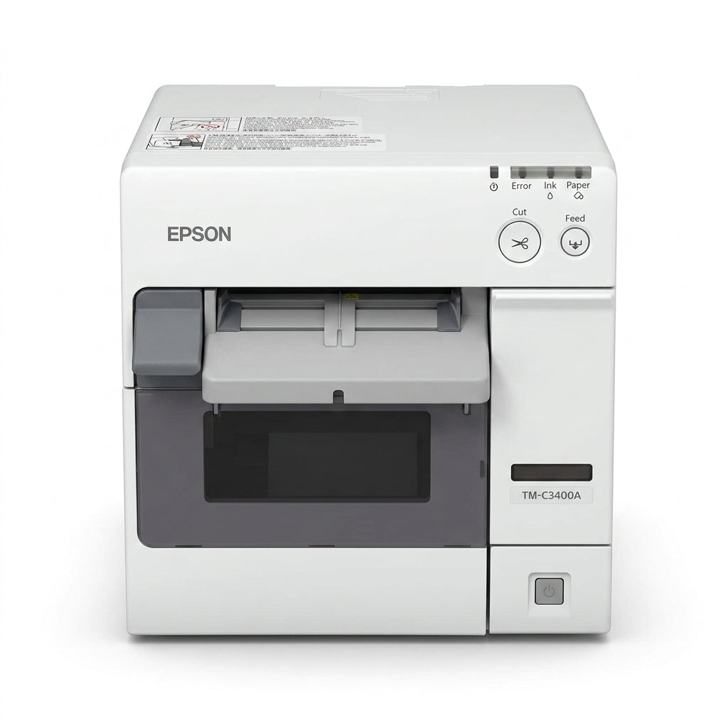 Epson TM-C3400 ColorWorks Medical Color Inkjet Label Printer
