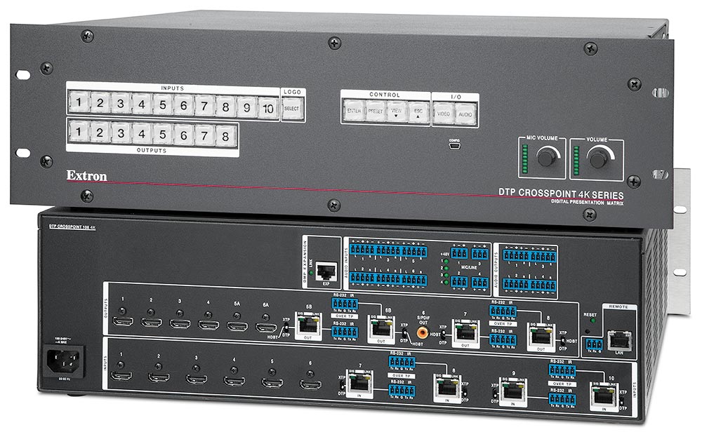 Extron DTP CrossPoint 108 4K IPCP MA 70 60-1381-23A