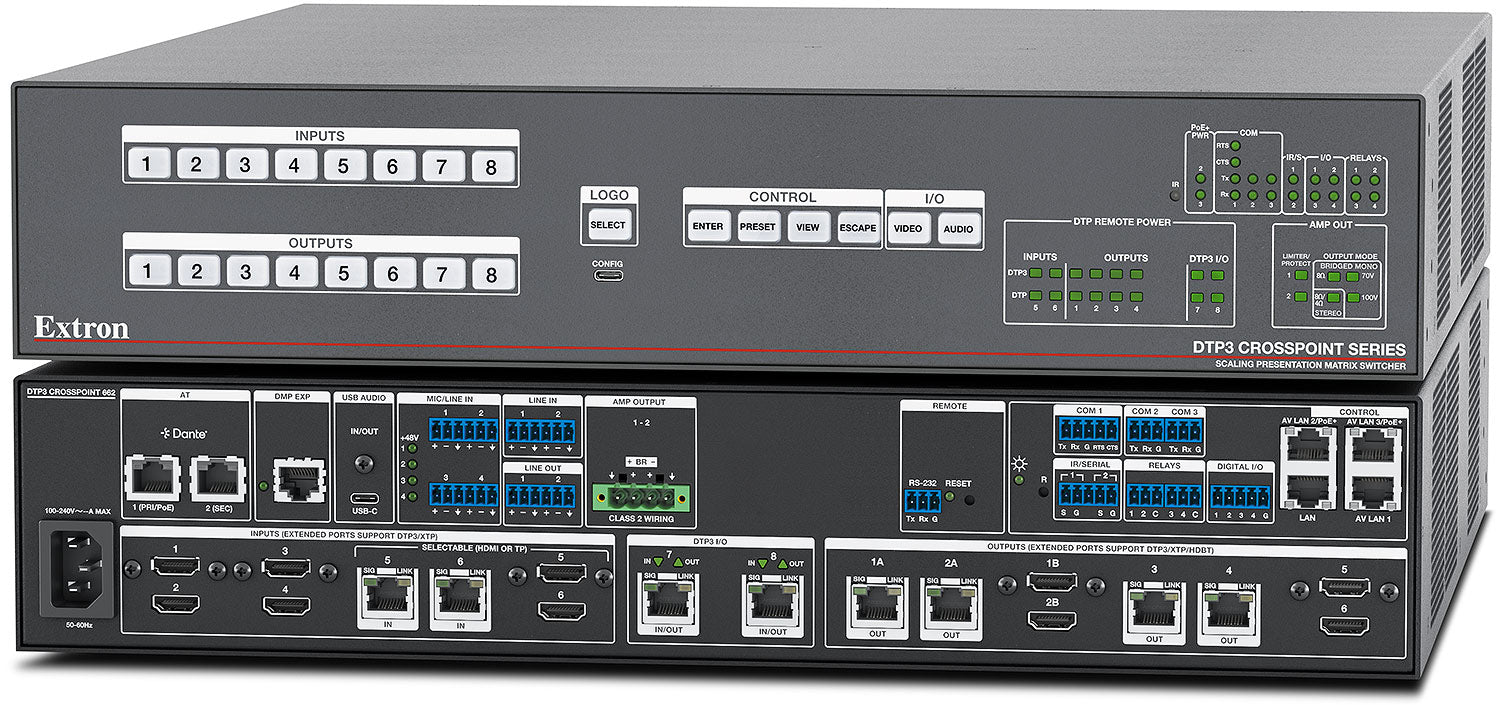 Extron DTP3 CrossPoint 662 IPCP A LL 60-1694-12A
