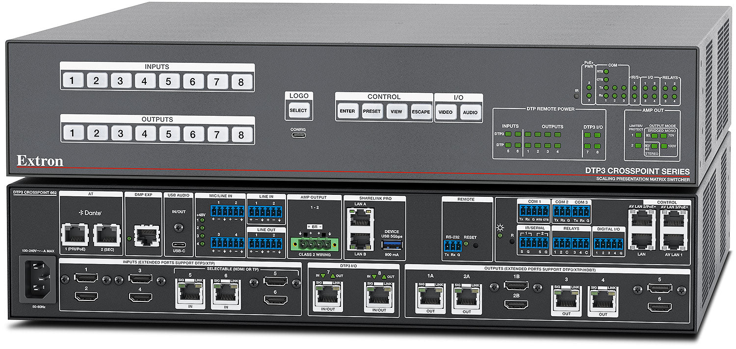 Extron DTP3 CrossPoint 662 IPCP A SL LL 60-1694-13A