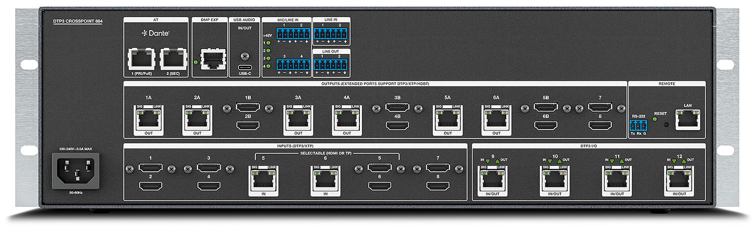 Extron DTP3 CrossPoint 884 60-1696-01
