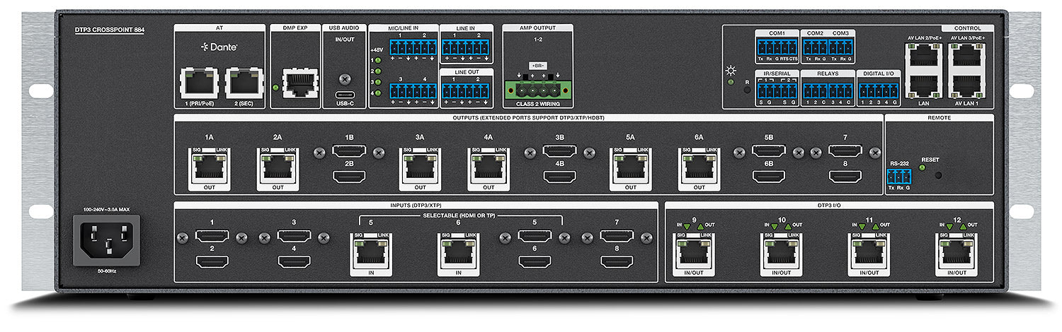 Extron DTP3 CrossPoint 884 IPCP A 60-1696-12
