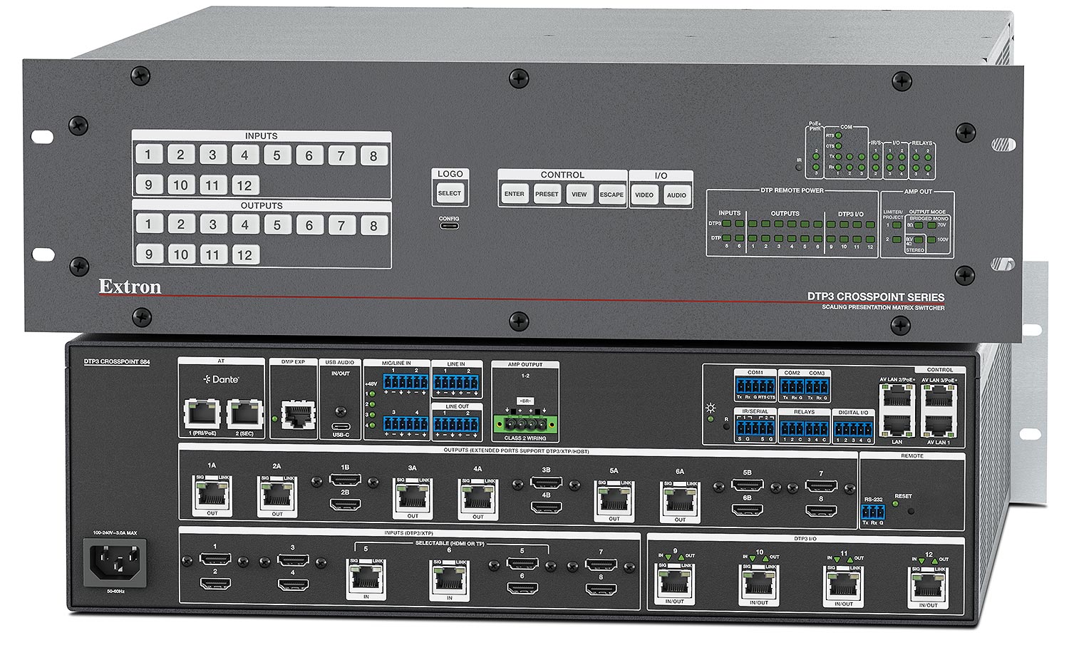Extron DTP3 CrossPoint 884 IPCP A 60-1696-12