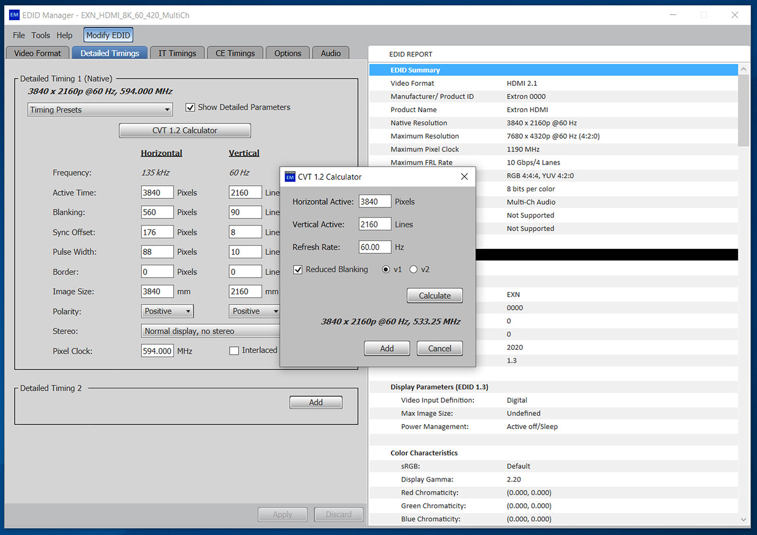 Extron EDID Manager 3.0 79-536-01