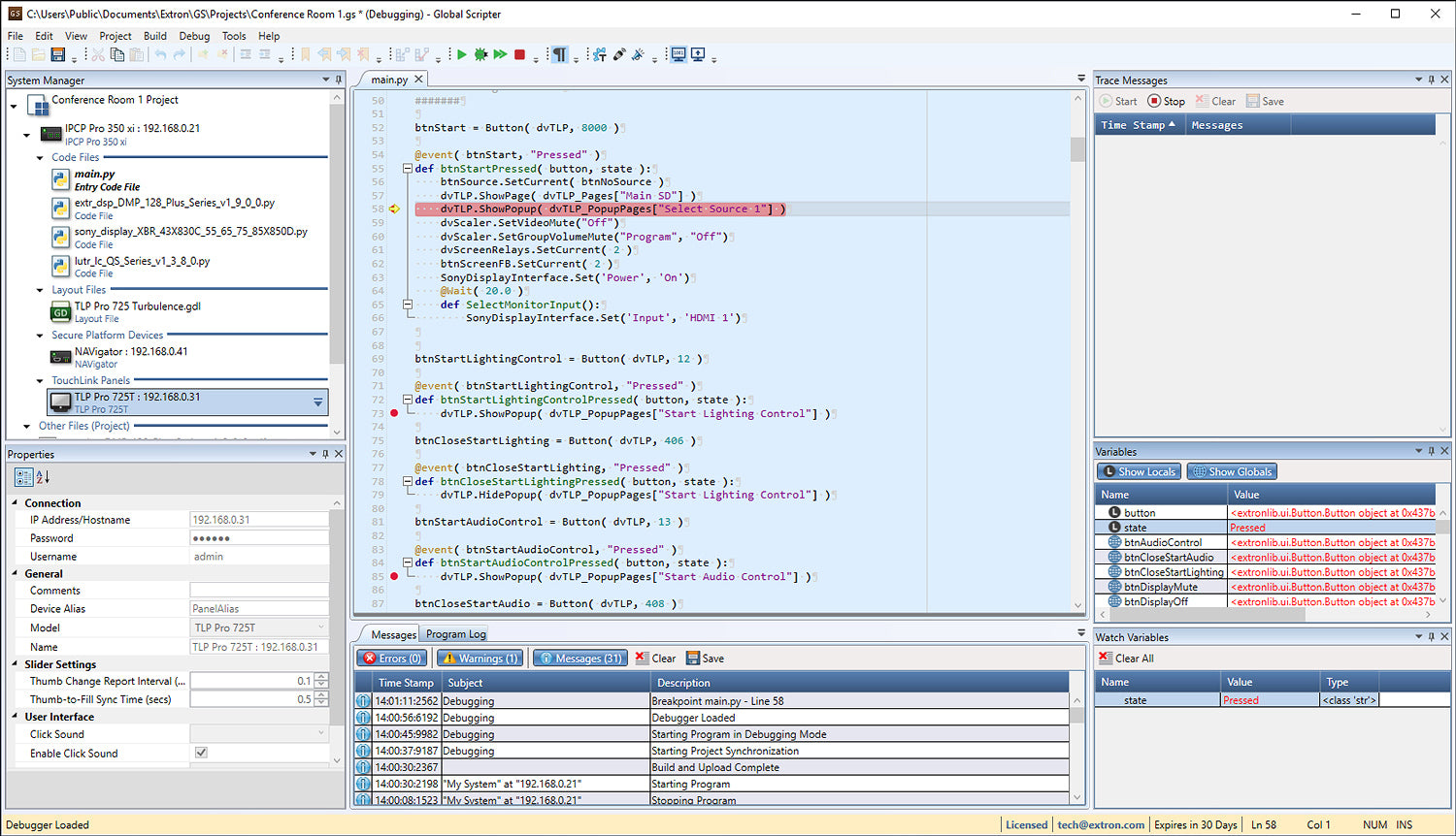 Extron Global Scripter 79-588-01