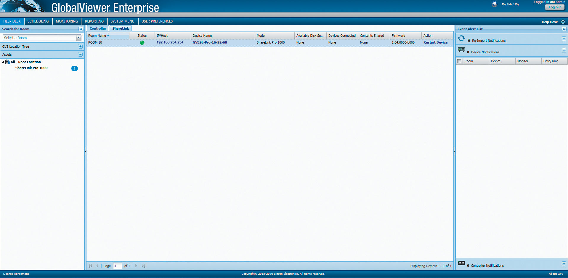 Extron GlobalViewer Enterprise 29-096-01
