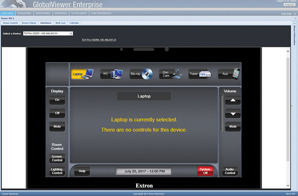 Extron GlobalViewer Enterprise 29-096-01
