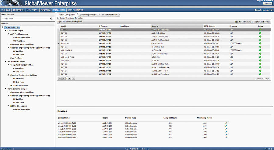 Extron GlobalViewer Enterprise 29-096-01
