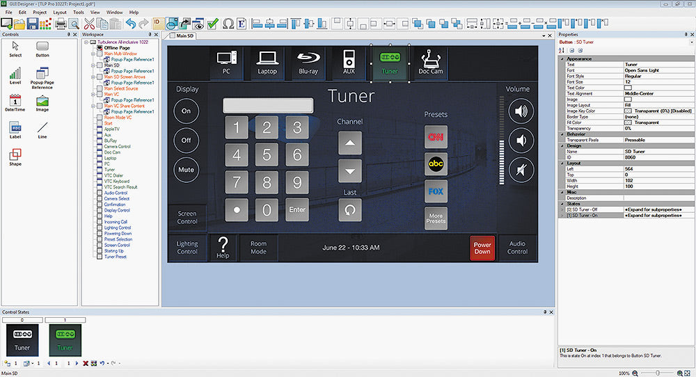 Extron GUI Designer 79-574-01