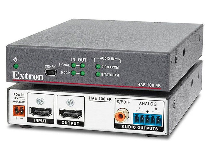 Extron HAE 100 4K HDMI Audio De-Embedder – Ampronix