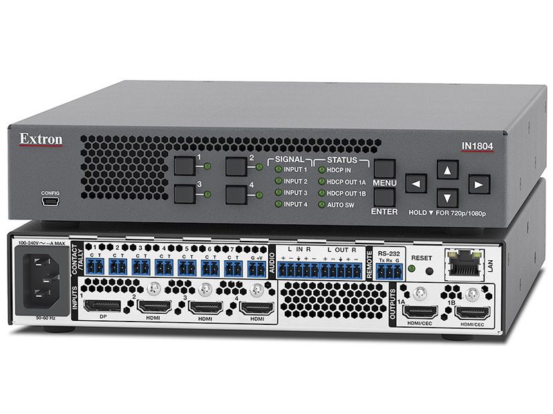 Extron IN1804 Series 4K/60 Seamless Scaling Switchers