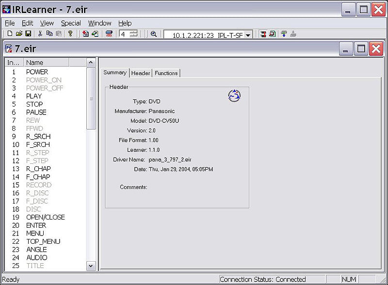 Extron IR Learner 79-501-01