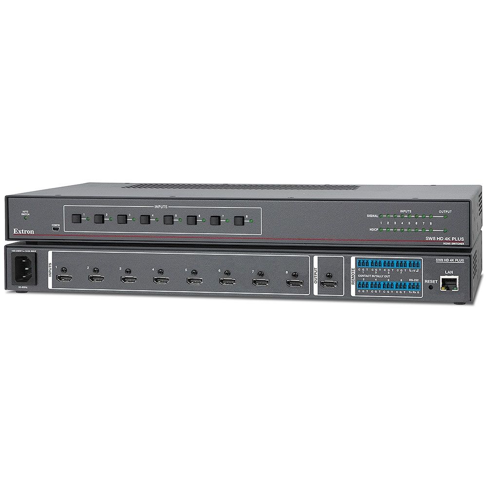 Extron SW8 HD 4K Plus Eight Input HDMI Switcher 60-1606-01