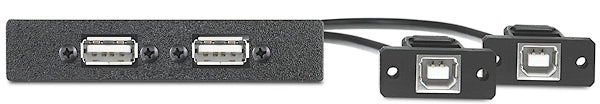 Extron Two USB A Female to Two USB B Female on Pigtails 70-1235-03