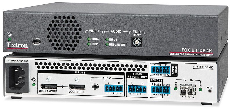 Extron FOX II T DP 4K SM 60-1462-12 Extender for DisplayPort (Transmitter - Singlemode)