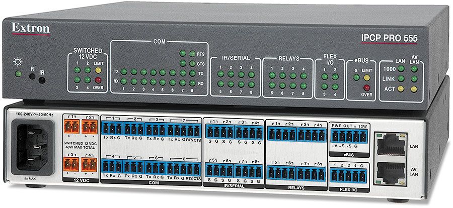 Extron IPCP Pro 555 Pro Control Processor 60-1434-01A