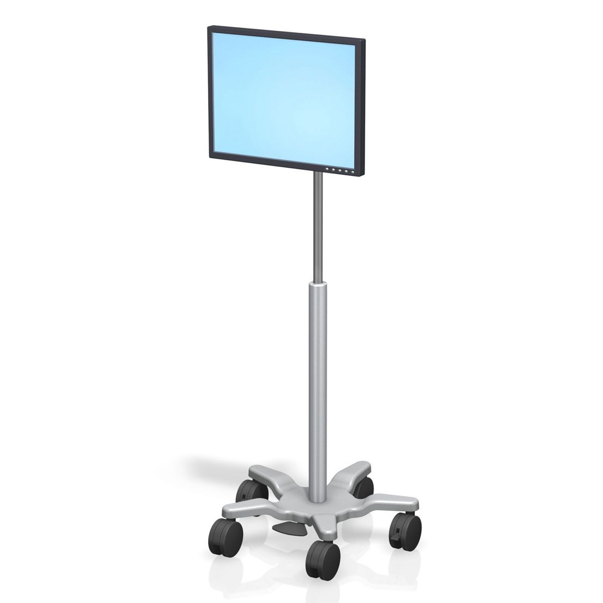 VHRS Series Variable Height Roll Stand with VESA Mounting Plate
