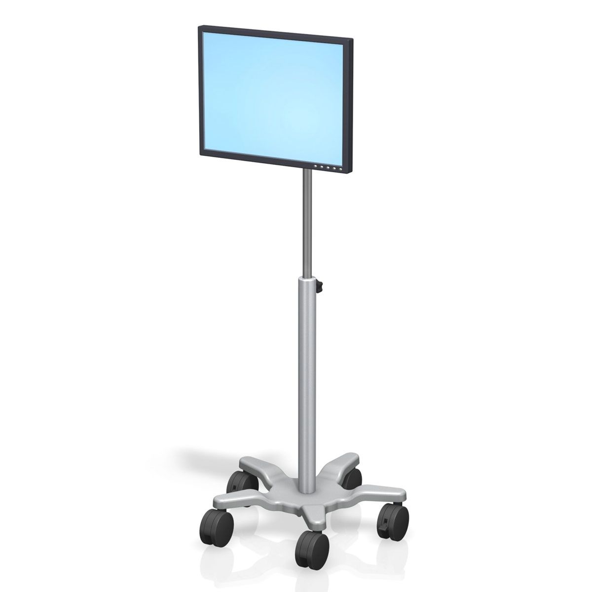 VHRS Series Variable Height Roll Stand with VESA Mounting Plate