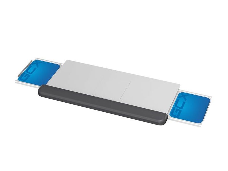 GCX WM-0023-56 (20.8") Ergo Keyboard Tray with Wrist Rest, Slide-Out Mouse Trays and Bottom Cover