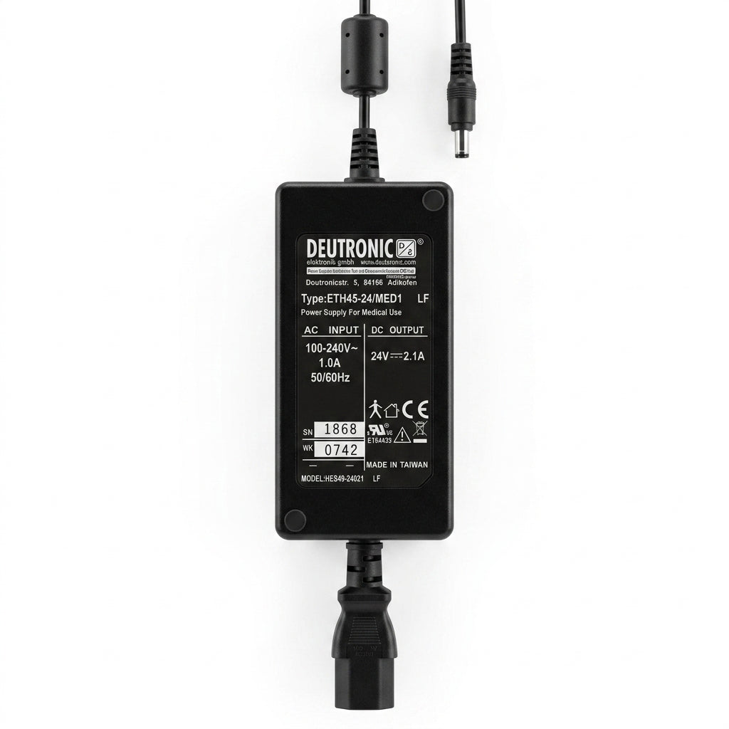 Hitron HES49-24021 Medical Grade AC Power Supply Adapter