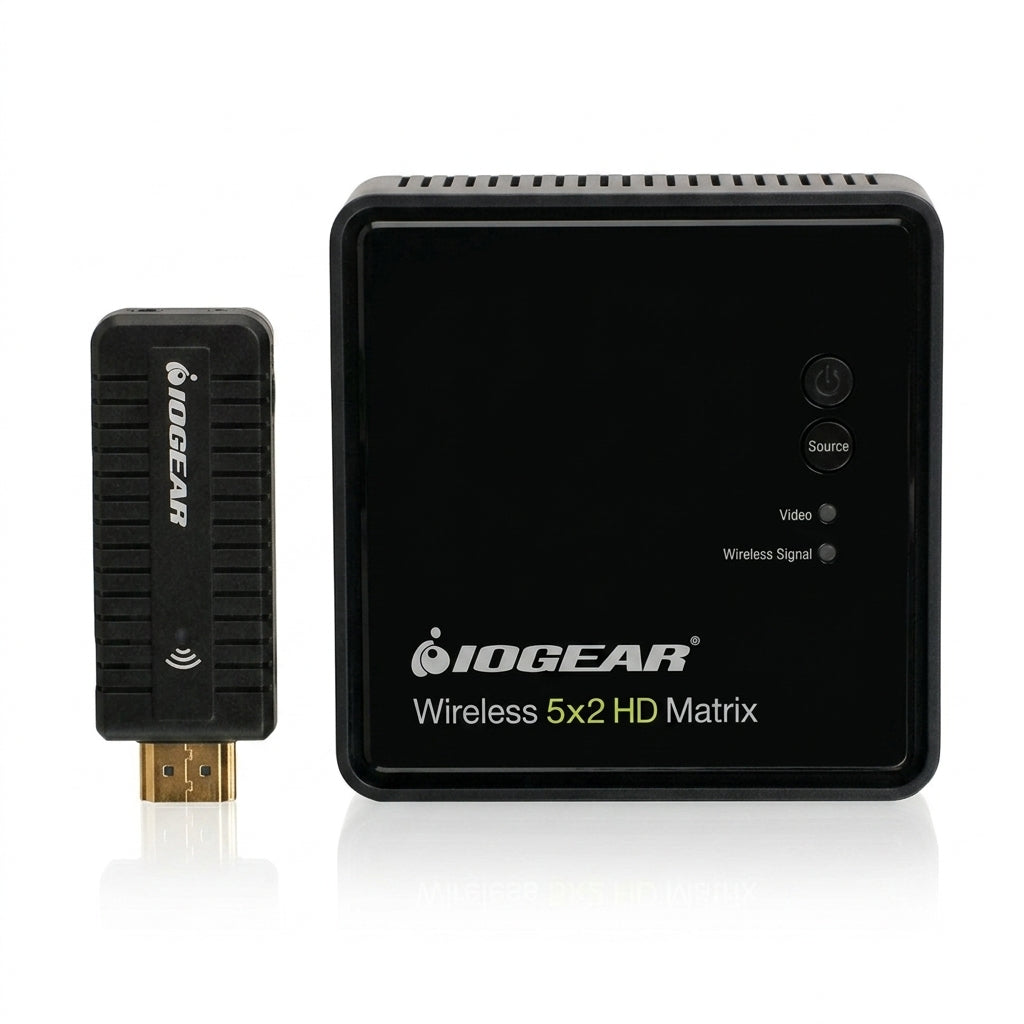 IOGEAR GWHD11 Full HD 1080p Wireless HDMI Transmitter & Receiver Kit