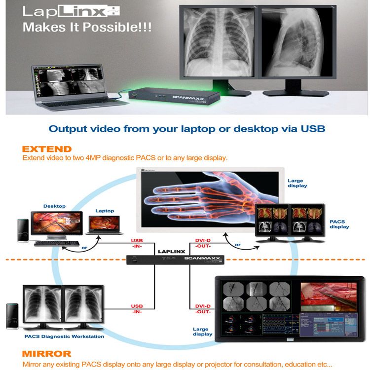 Scanmaxx LapLinx - Use your Laptop to connect to Diagnostic Displays