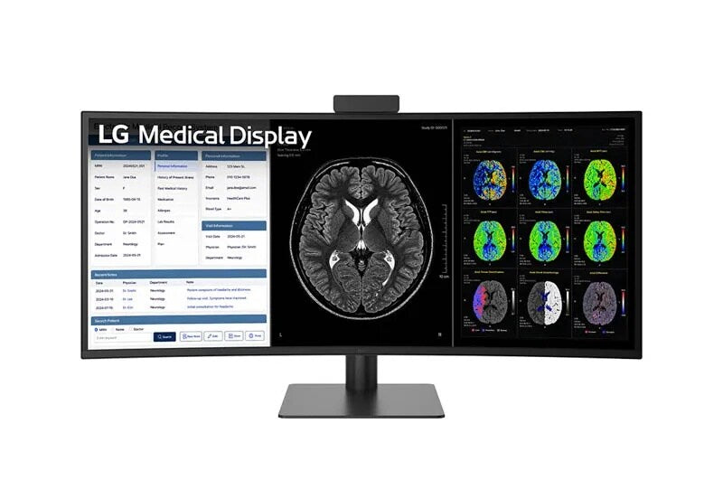 LG 40HT513D-B 11MP UltraWide diagnostic monitor curved screen detail